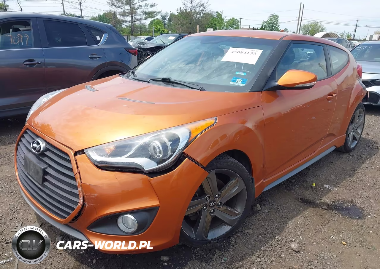 2015 Hyundai Veloster Turbo VIN:KMHTC6AE7FU216488 - 6