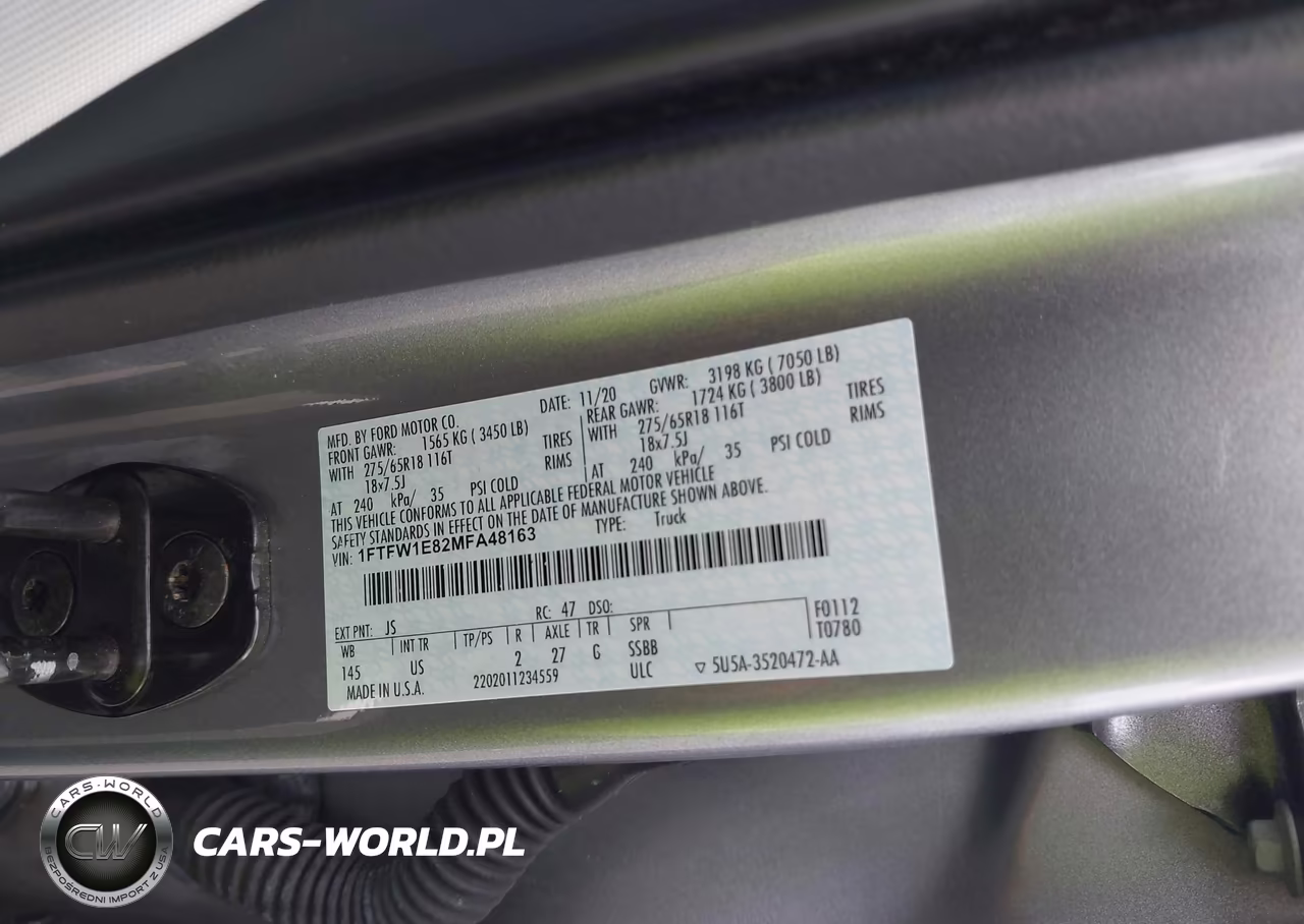 2021 Ford F-150 Xlt VIN:1FTFW1E82MFA48163 - 9
