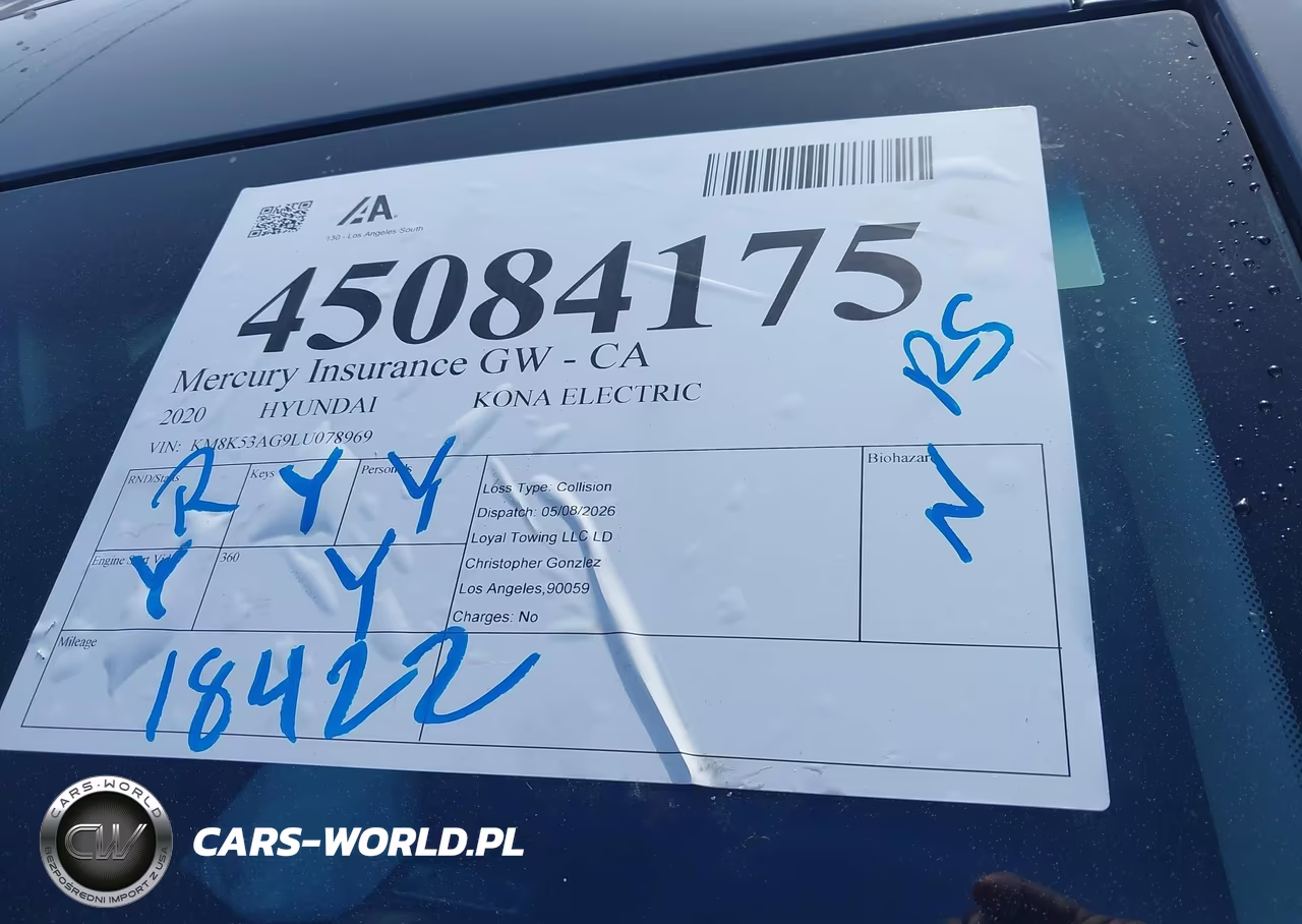 2020 Hyundai Kona Electric Ultimate VIN:KM8K53AG9LU078969 - 20