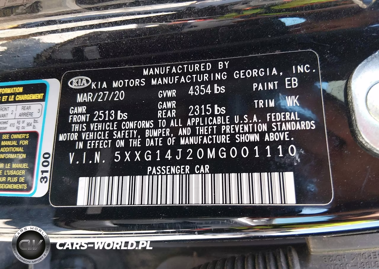 2021 Kia K5 Lxs VIN:5XXG14J20MG001110 - 9