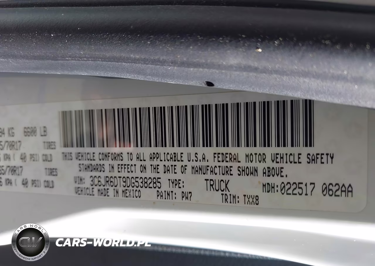 2013 Ram 1500 Tradesman VIN:3C6JR6DT9DG538285 - 9