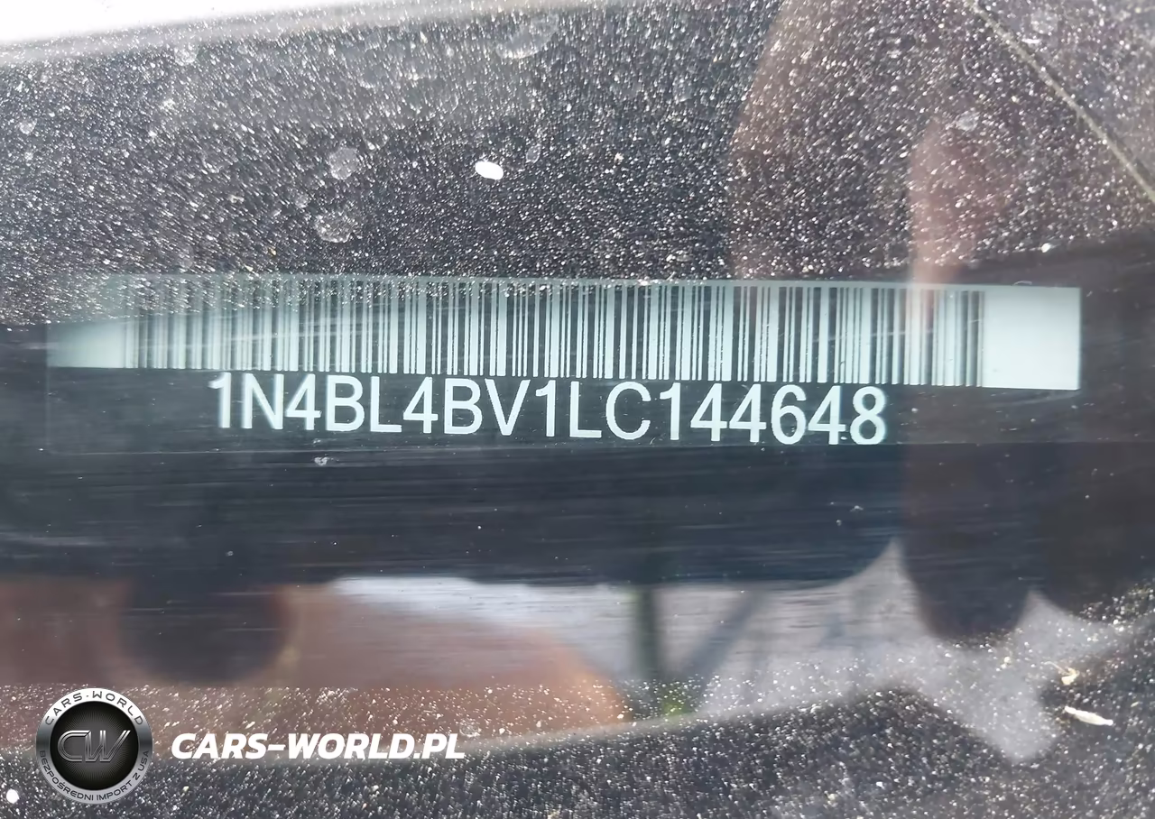 2020 Nissan Altima S Fwd VIN:1N4BL4BV1LC144648 - 9