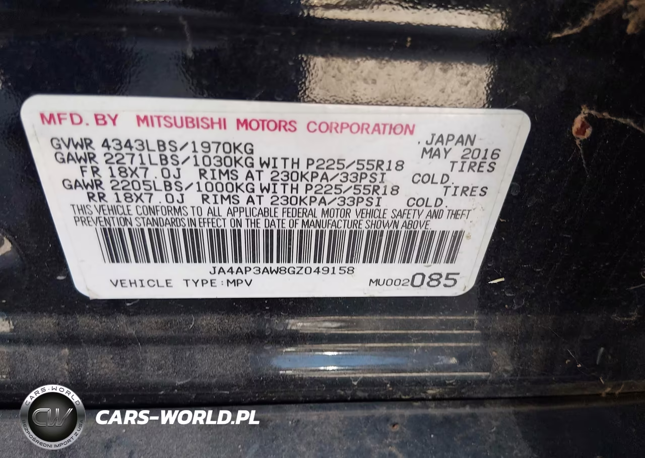 2016 Mitsubishi Outlander Sport 2.4 Se VIN:JA4AP3AW8GZ049158 - 9