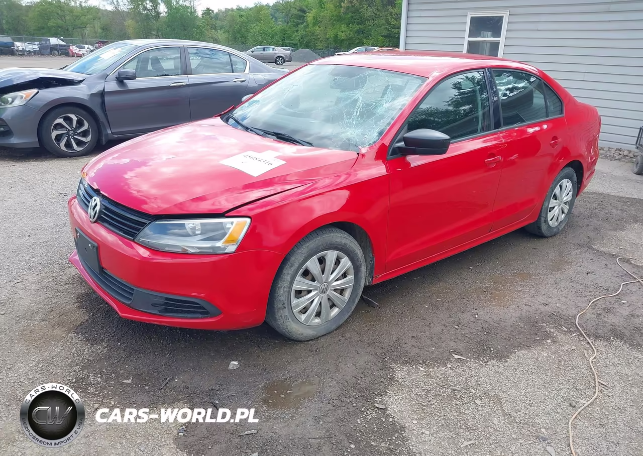 2012 Volkswagen Jetta 2.0L S VIN:3VW2K7AJ6CM406513 - 2