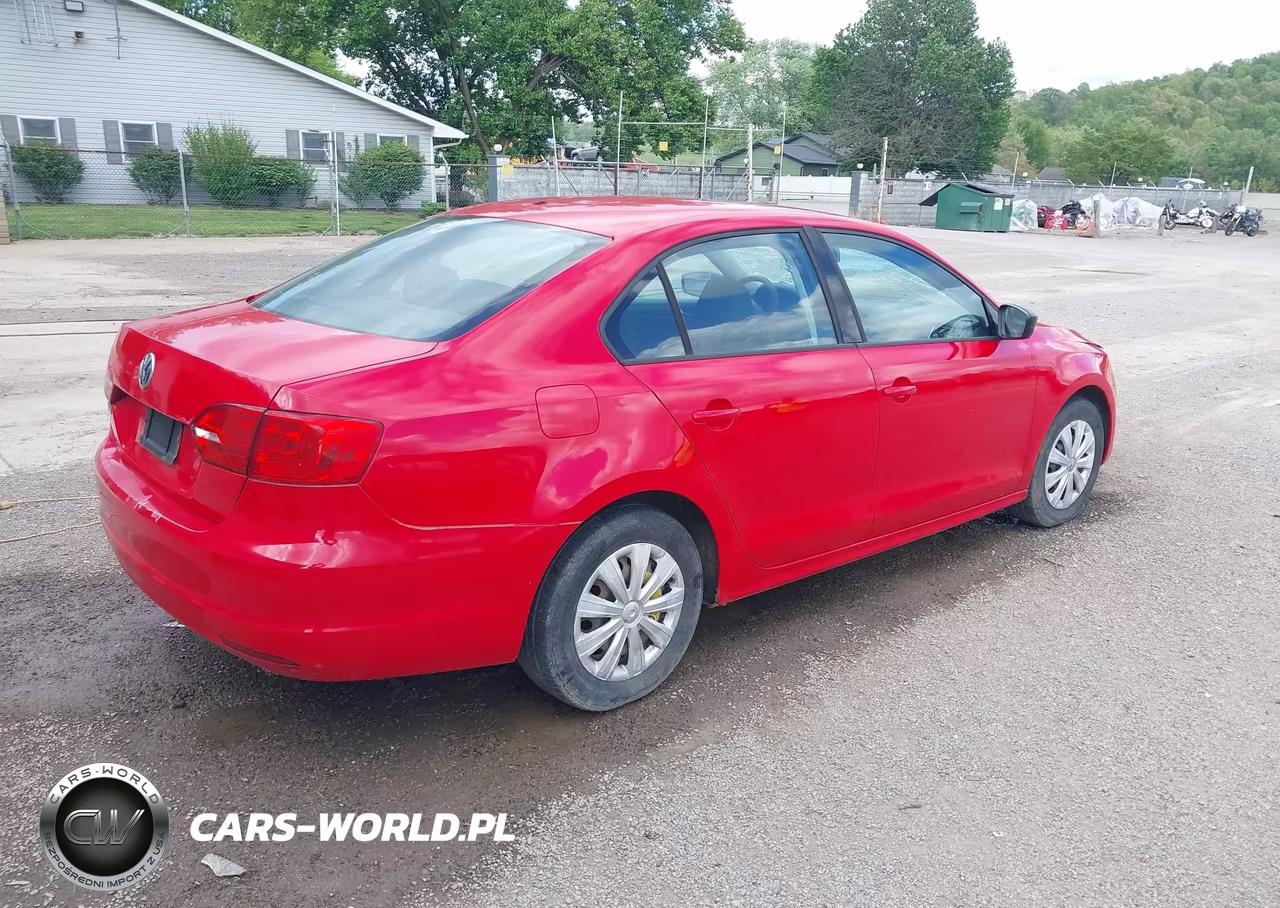 2012 Volkswagen Jetta 2.0L S VIN:3VW2K7AJ6CM406513 - 4