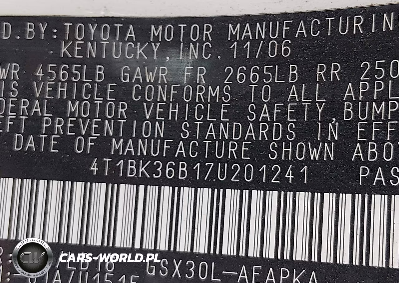 2007 Toyota Avalon Limited VIN:4T1BK36B17U201241 - 9