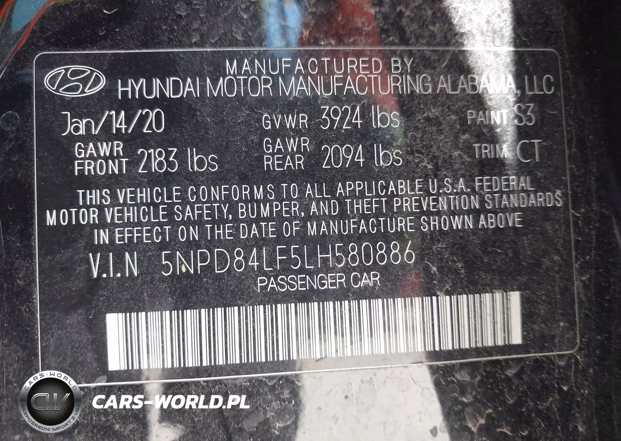 2020 Hyundai Elantra Sel VIN:5NPD84LF5LH580886 - 9