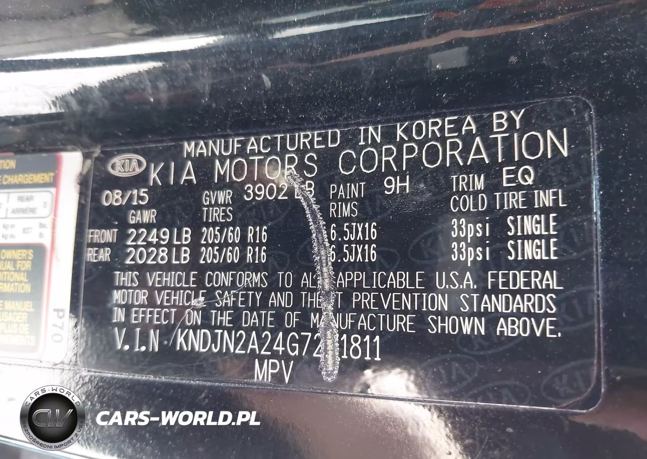 2016 Kia Soul VIN:KNDJN2A24G7271811 - 9