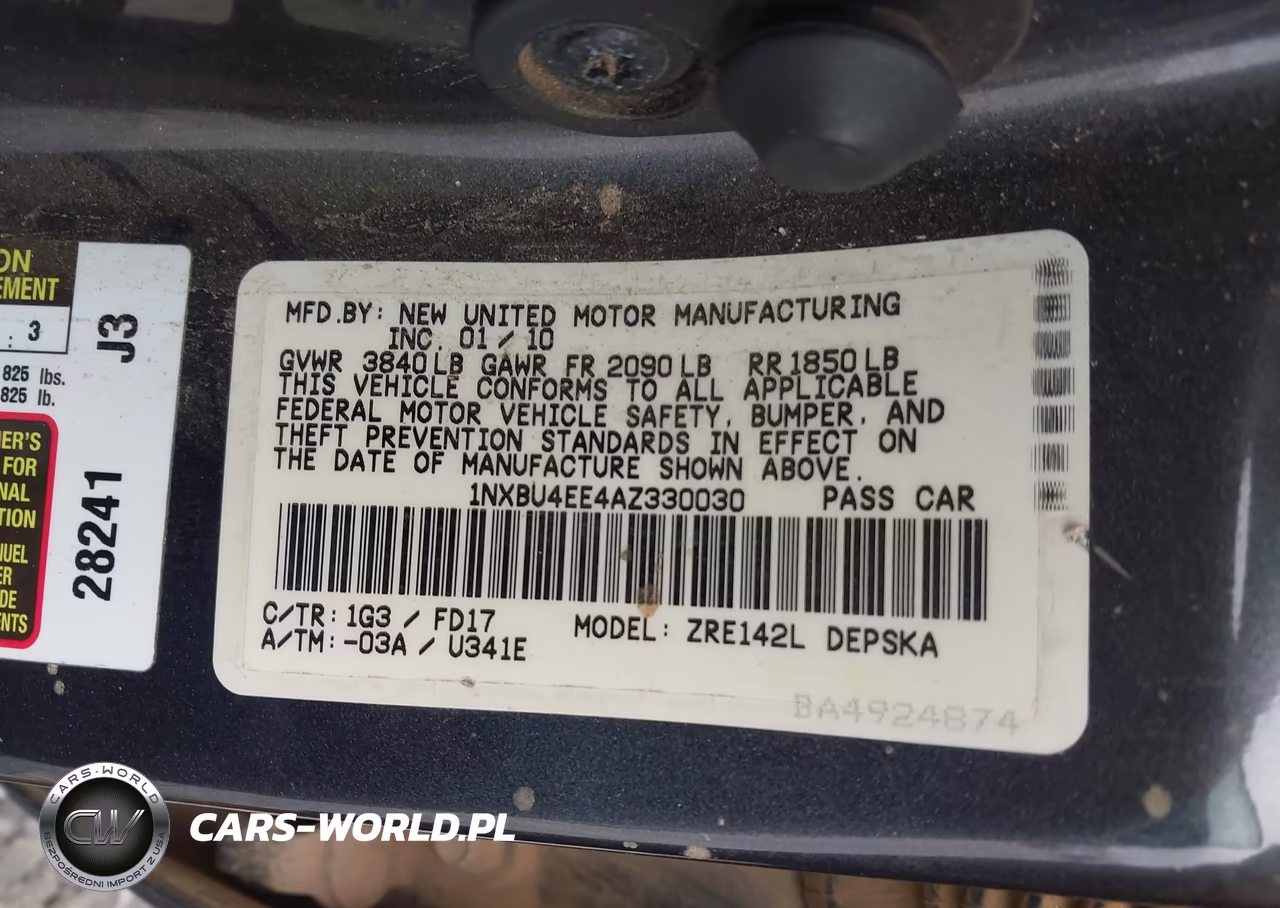 2010 Toyota Corolla S VIN:1NXBU4EE4AZ330030 - 9