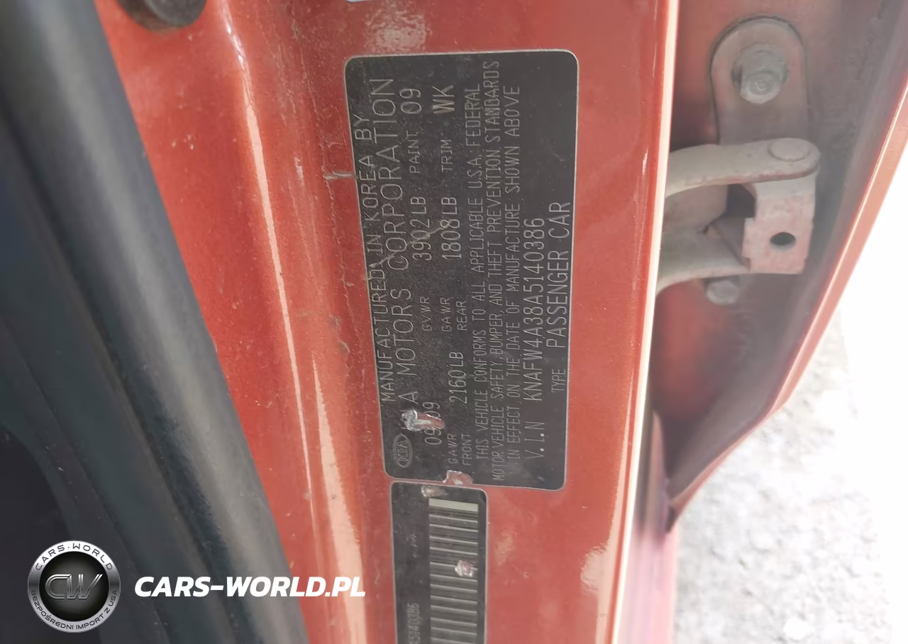 2010 Kia Forte Sx VIN:KNAFW4A38A5140386 - 9
