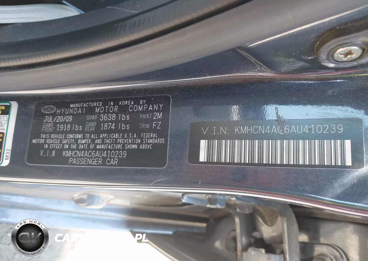 2010 Hyundai Accent Gls VIN:KMHCN4AC6AU410239 - 9