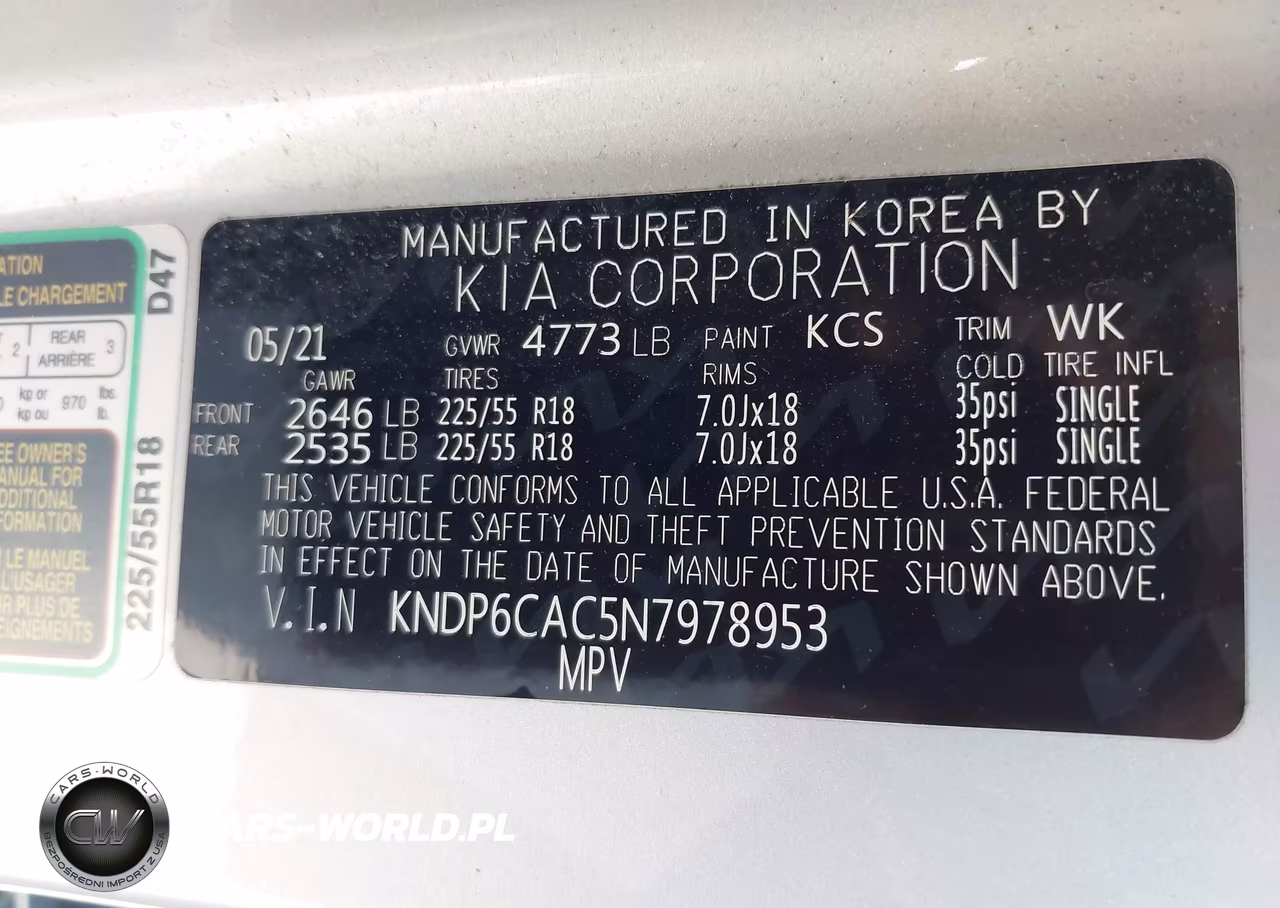 2022 Kia Sportage Nightfall Edition VIN:KNDP6CAC5N7978953 - 9