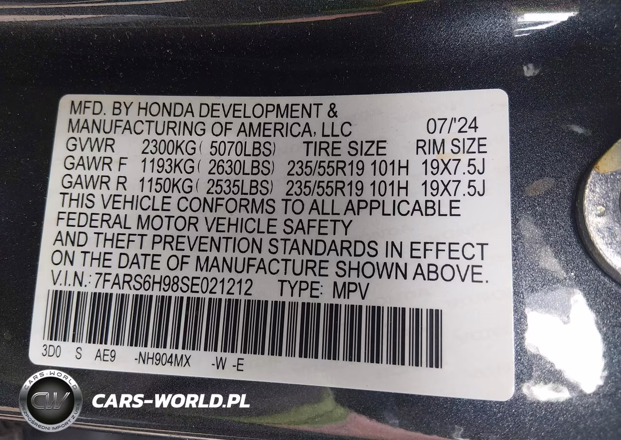 2025 Honda Cr-V Hybrid Sport Touring VIN:7FARS6H98SE021212 - 9