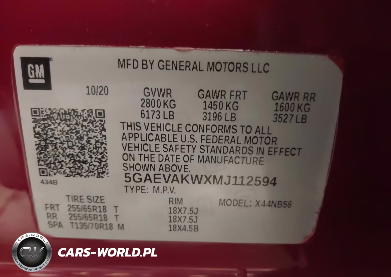 2021 Buick Enclave Awd Essence VIN:5GAEVAKWXMJ112594 - 9