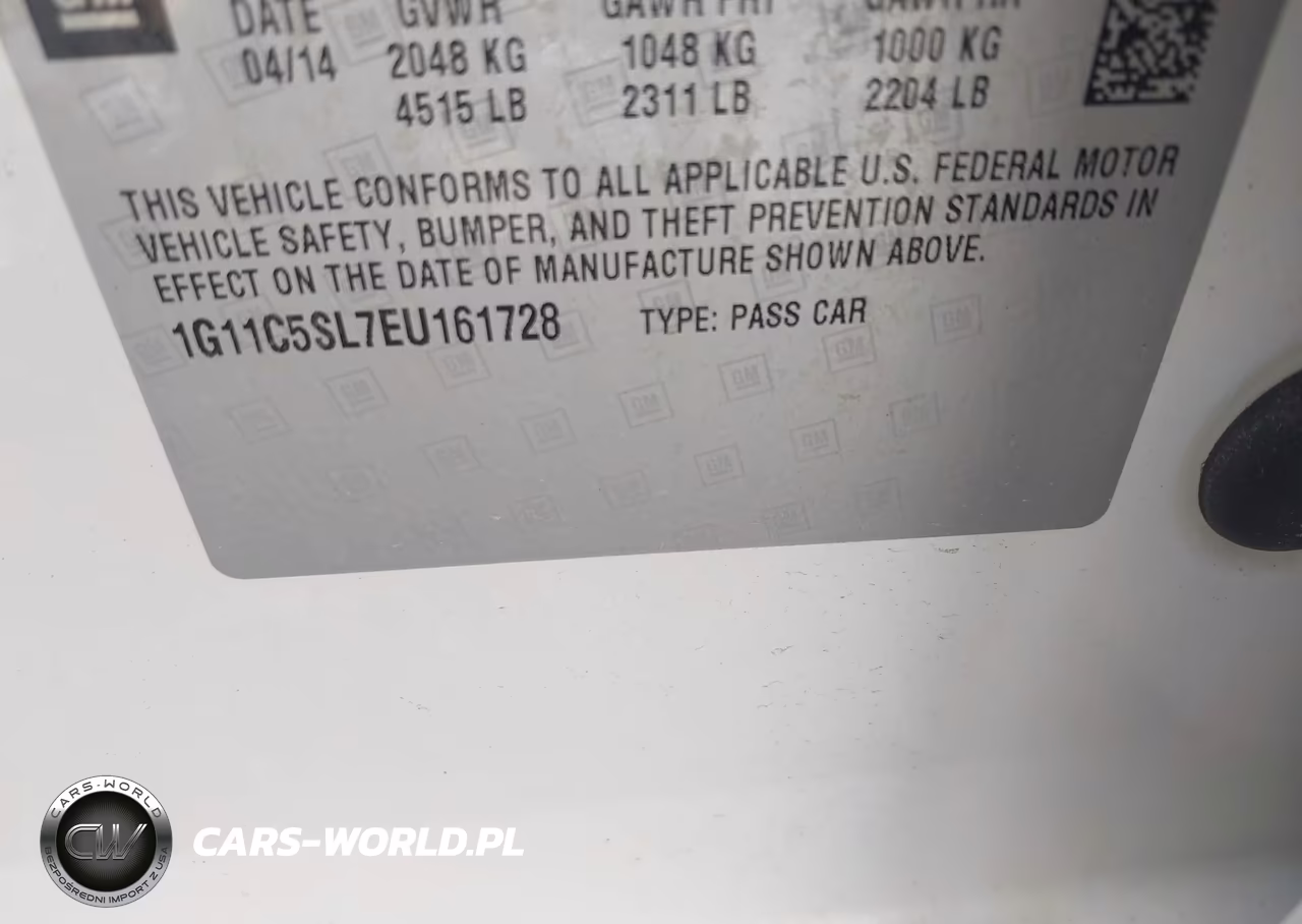 2014 Chevrolet Malibu 1Lt VIN:1G11C5SL7EU161728 - 9