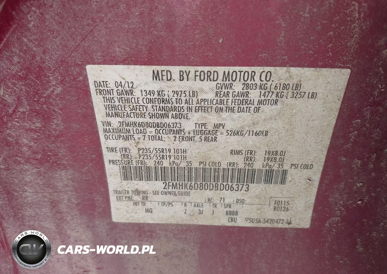 2013 Ford Flex Limited VIN:2FMHK6D80DBD06373 - 9