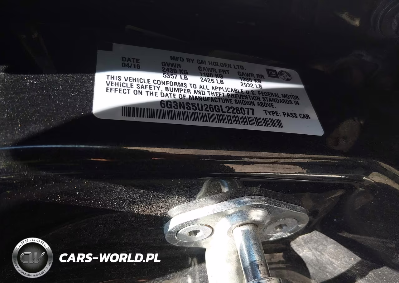 2016 Chevrolet Caprice Police VIN:6G3NS5U26GL226077 - 9