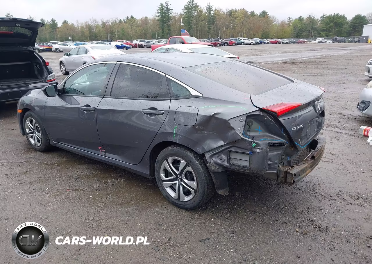 2018 Honda Civic Lx VIN:2HGFC2F50JH522657 - 3