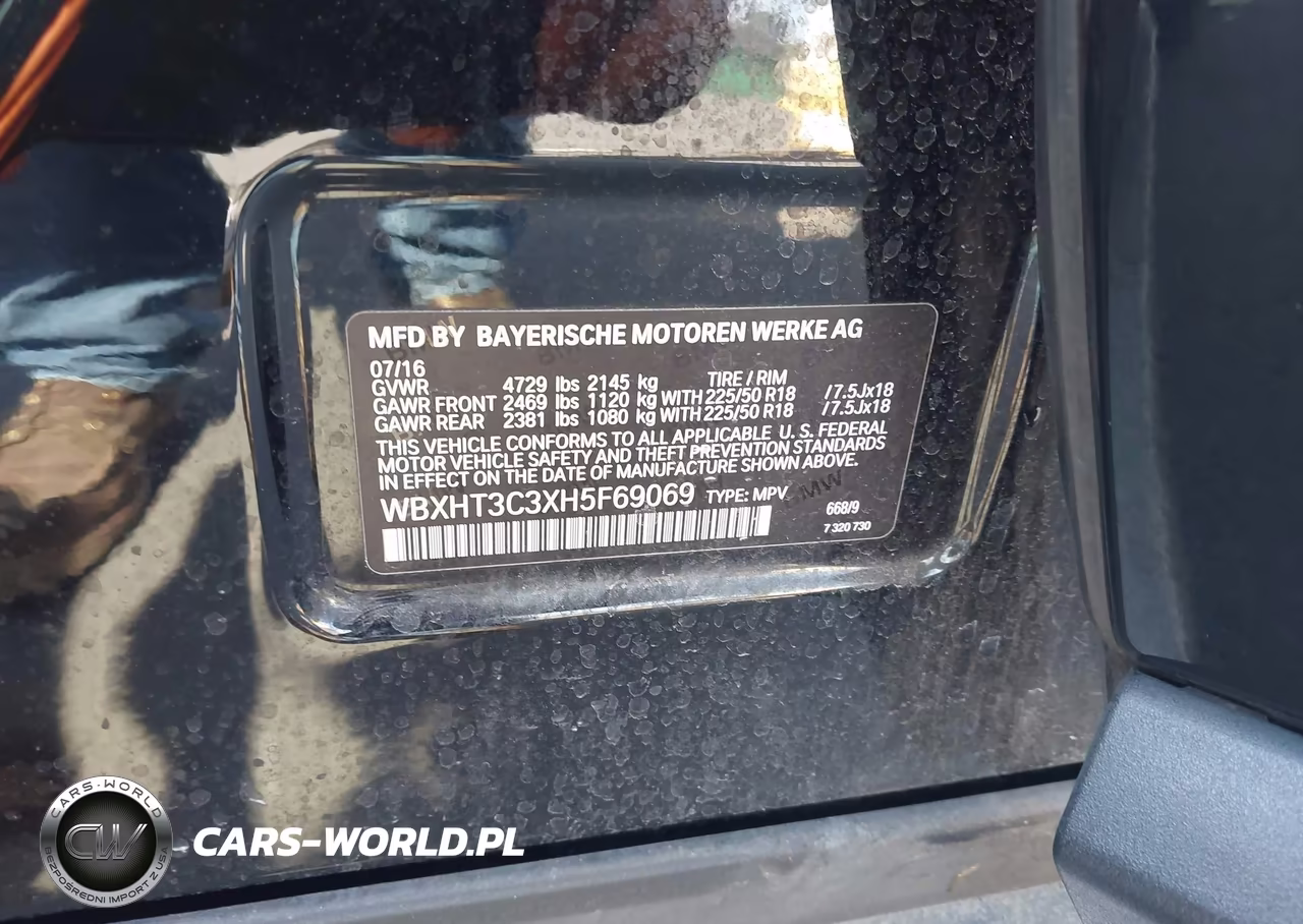 2017 BMW X1 xDrive28I VIN:WBXHT3C3XH5F69069 - 9