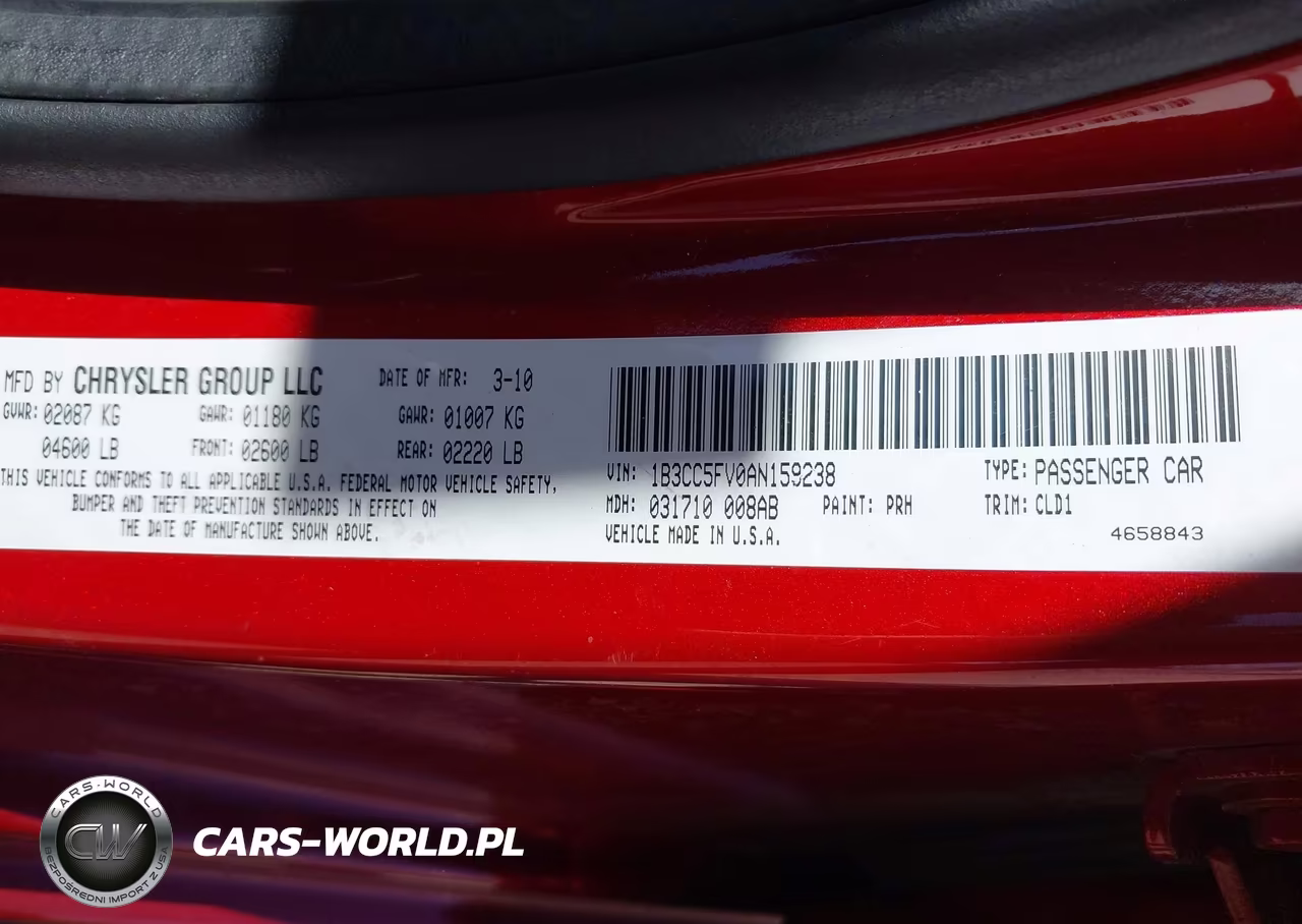 2010 Dodge Avenger R-T VIN:1B3CC5FV0AN159238 - 9