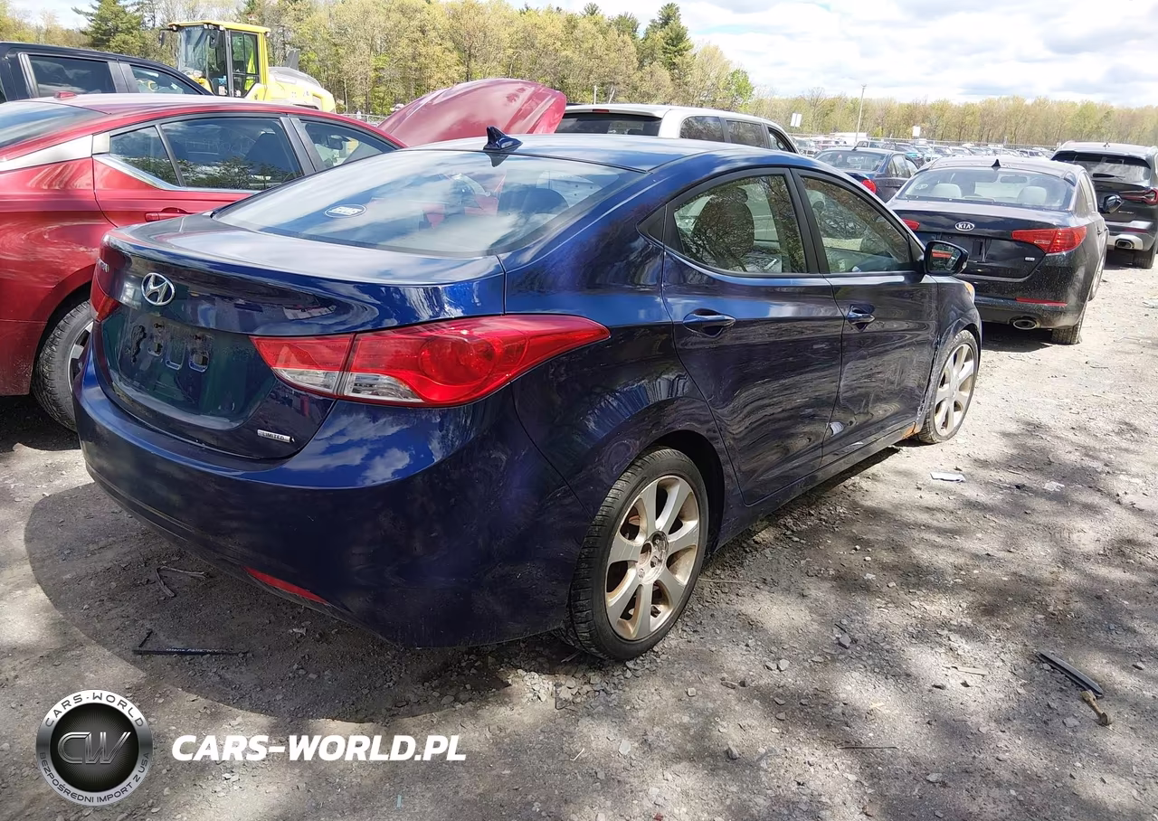 2011 Hyundai Elantra Limited VIN:5NPDH4AE8BH019655 - 4