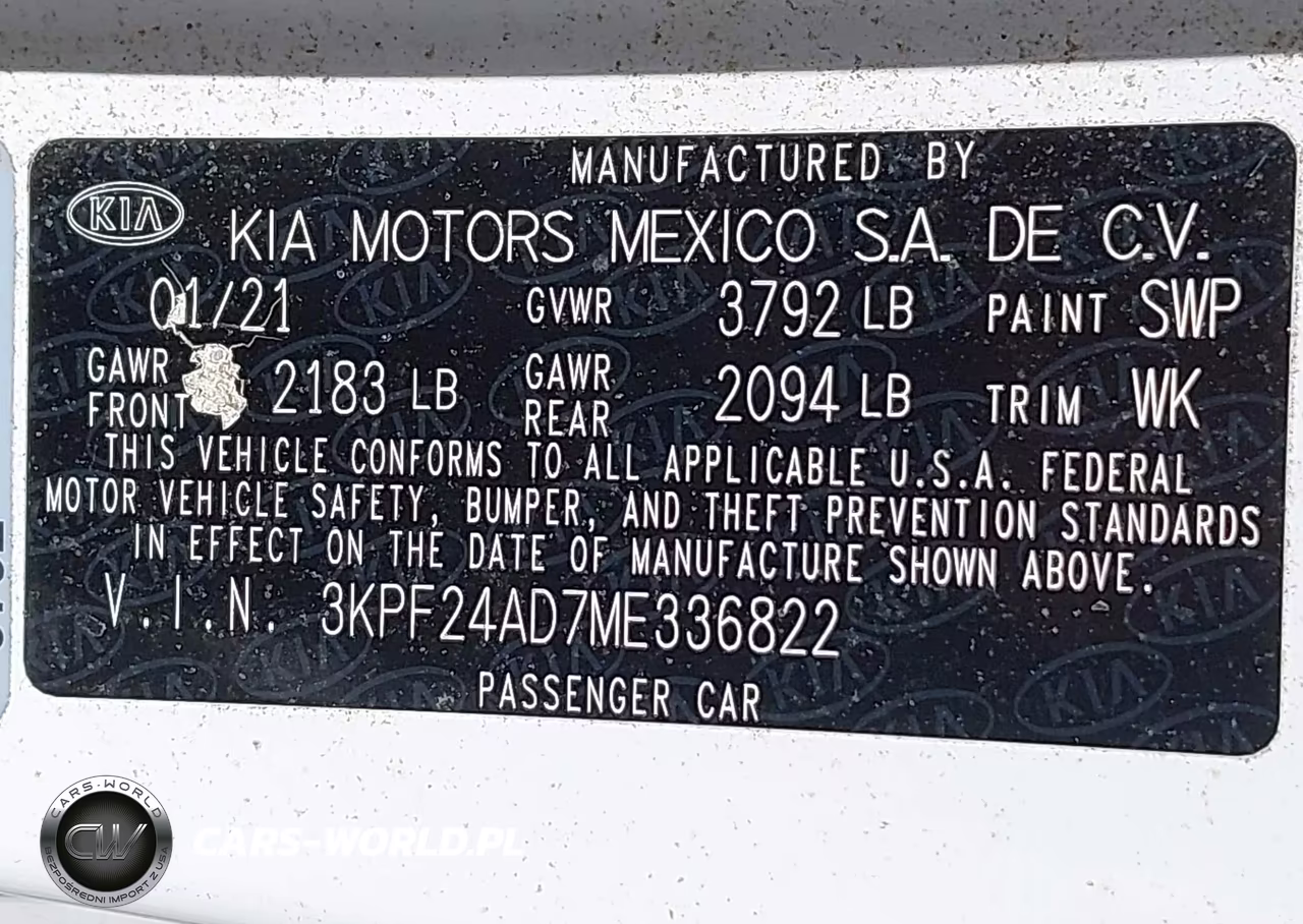 2021 Kia Forte Lxs VIN:3KPF24AD7ME336822 - 9