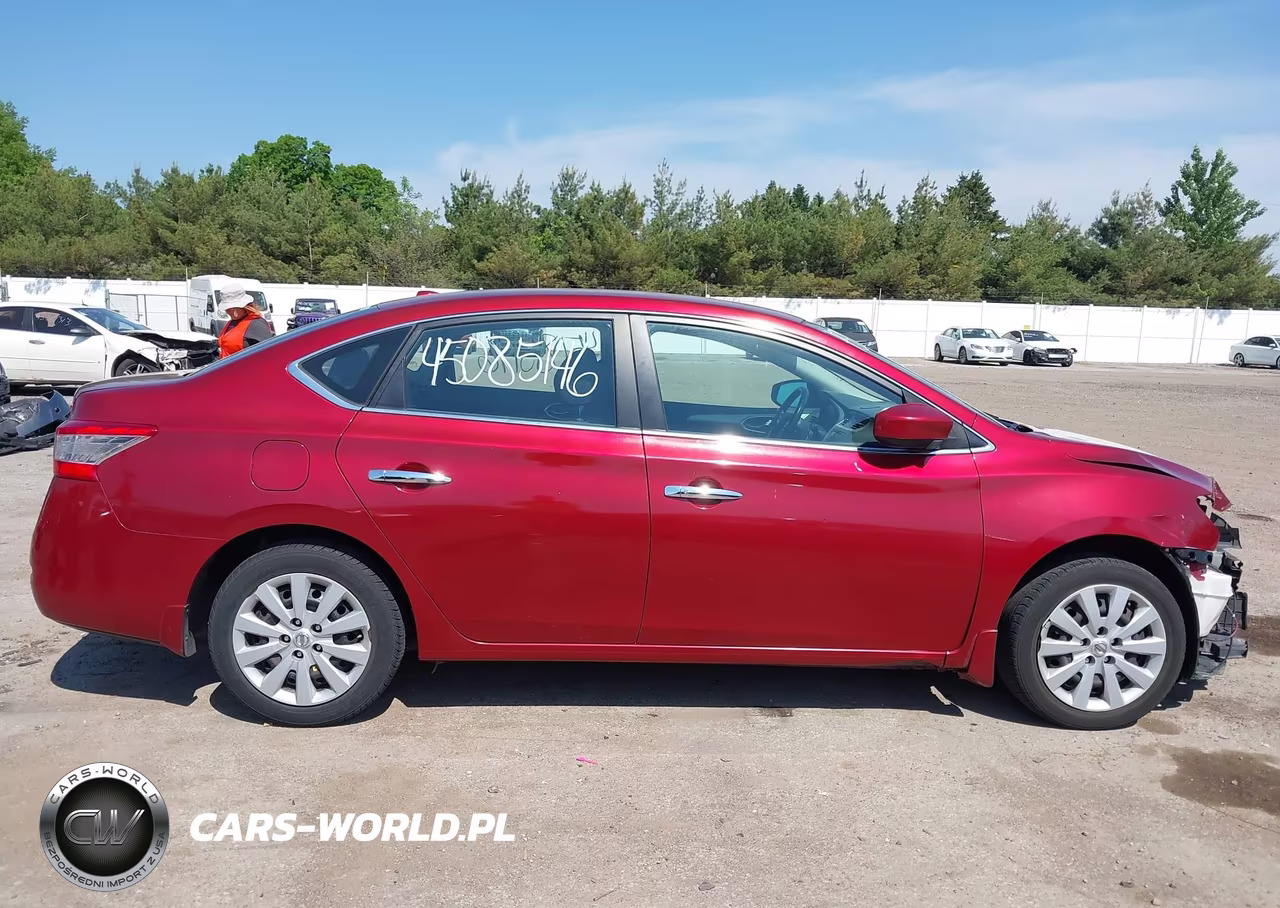 2015 Nissan Sentra Sv VIN:3N1AB7AP5FY256641 - 14