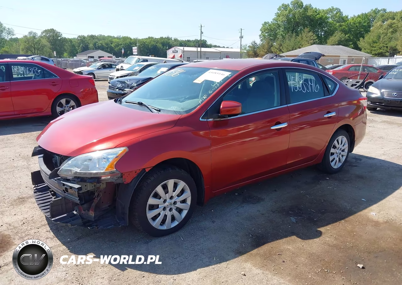 2015 Nissan Sentra Sv VIN:3N1AB7AP5FY256641 - 2