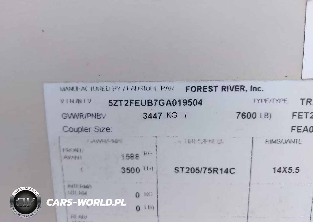 2016 Coachmen Fre292Bhds VIN:5ZT2FEUB7GA019504 - 9