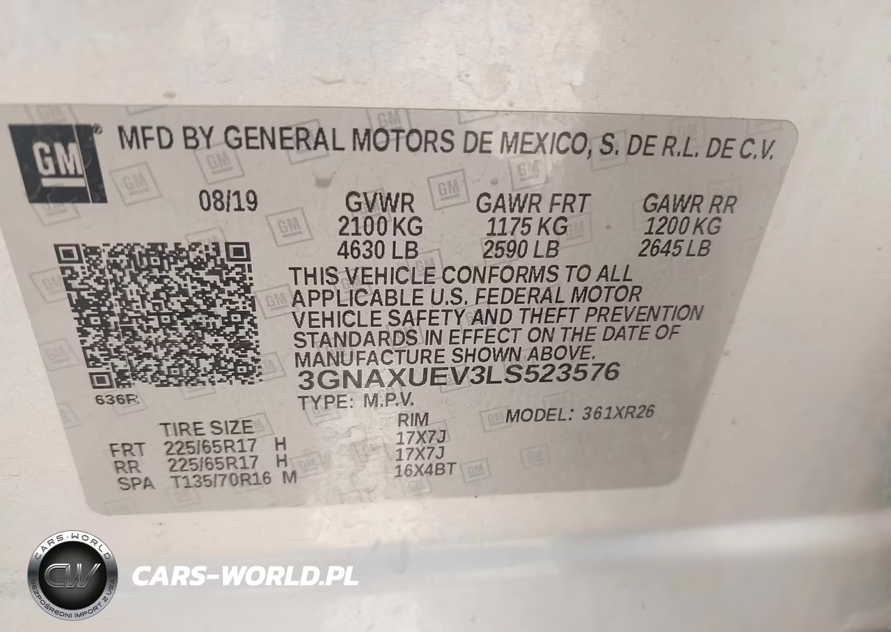 2020 Chevrolet Equinox Awd Lt 1.5L Turbo VIN:3GNAXUEV3LS523576 - 9