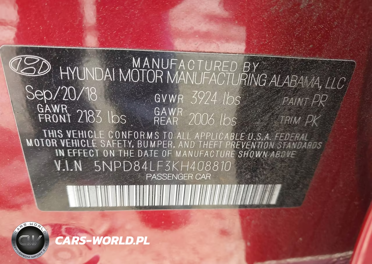 2019 Hyundai Elantra Sel VIN:5NPD84LF3KH408810 - 9