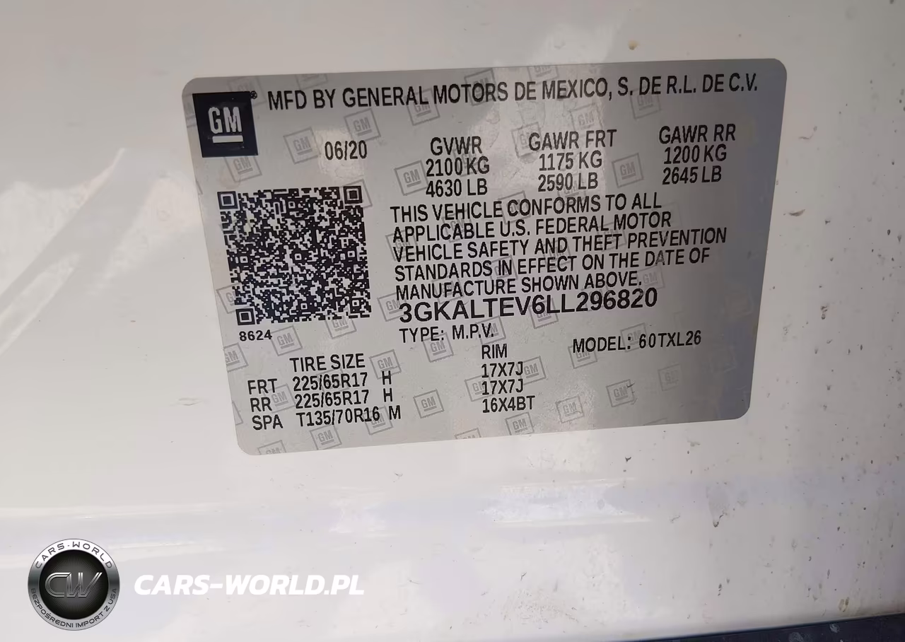 2020 GMC Terrain Awd Sle VIN:3GKALTEV6LL296820 - 9