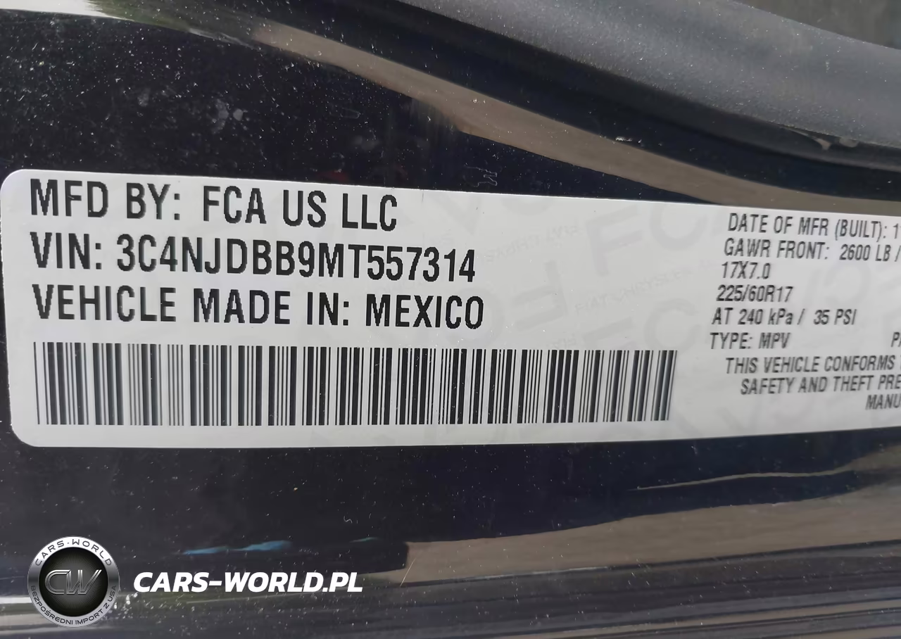 2021 Jeep Compass Latitude 4X4 VIN:3C4NJDBB9MT557314 - 9