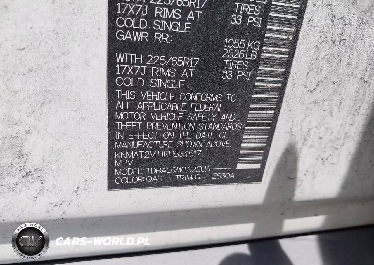 2019 Nissan Rogue Sv VIN:KNMAT2MT1KP534517 - 9