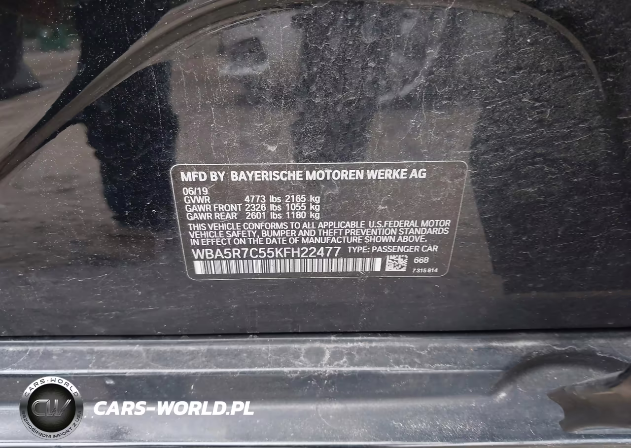 2019 BMW 330I xDrive VIN:WBA5R7C55KFH22477 - 9