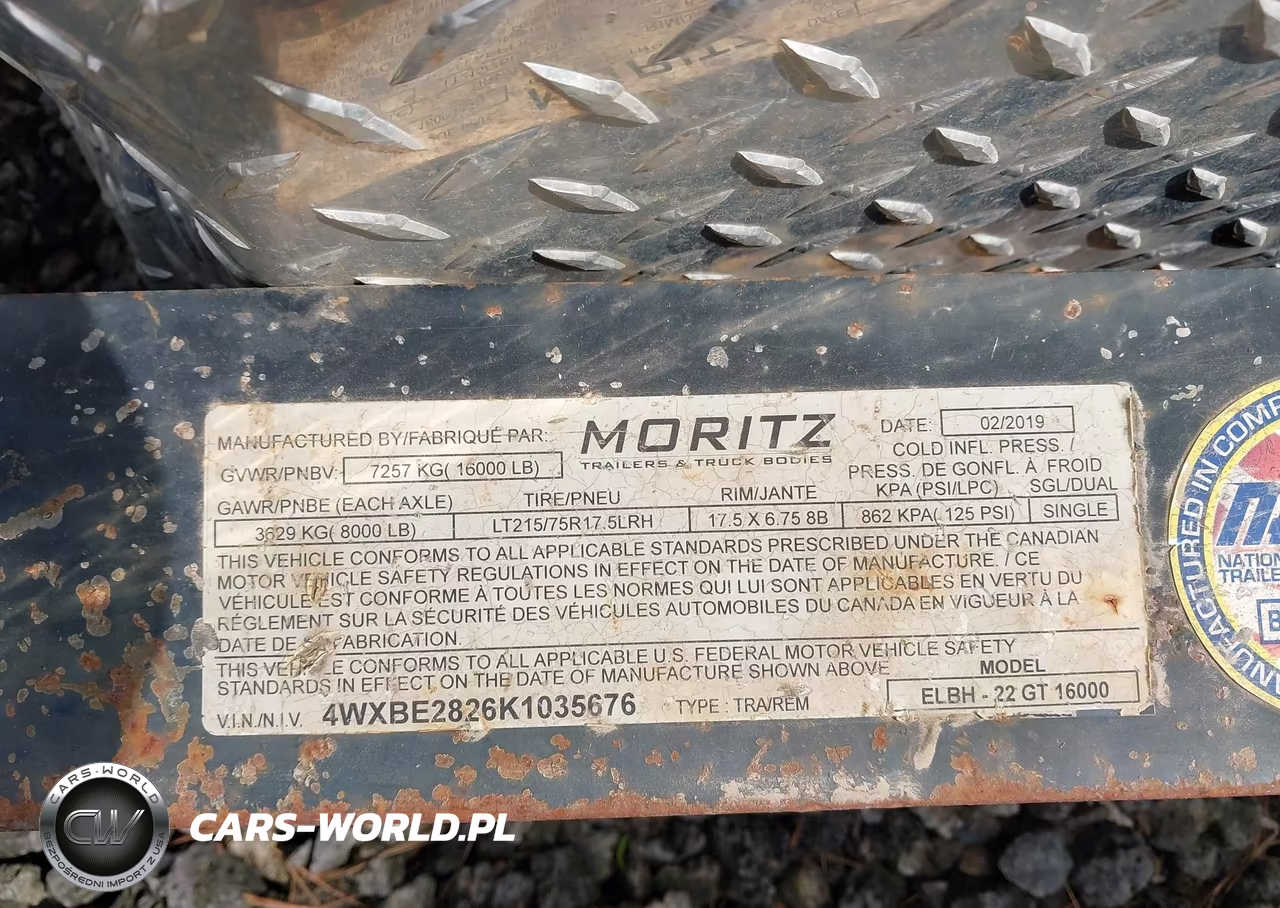 2019 Moritz Inc Unknown VIN:4WXBE2826K1035676 - 8