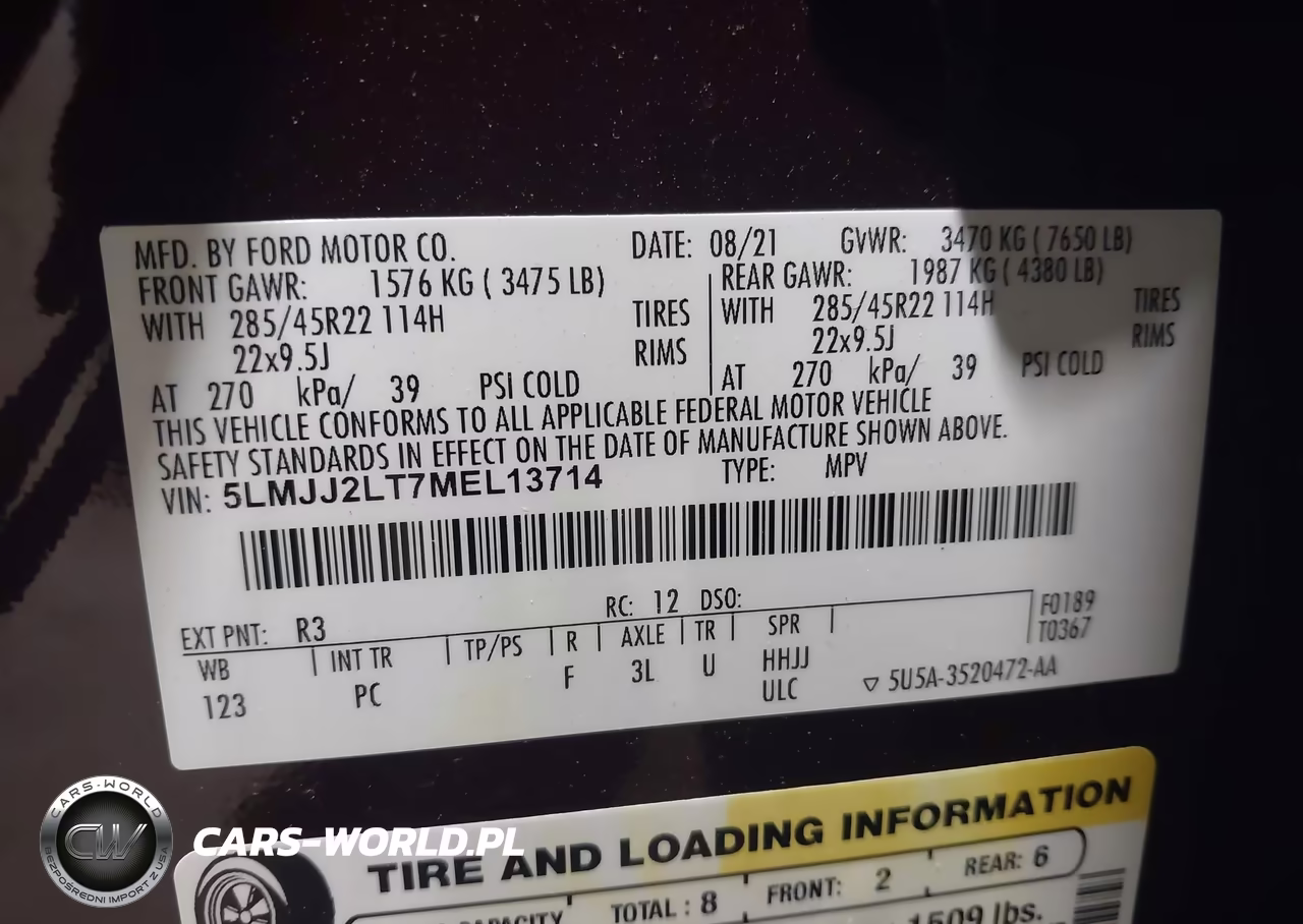 2021 Lincoln Navigator Reserve VIN:5LMJJ2LT7MEL13714 - 9