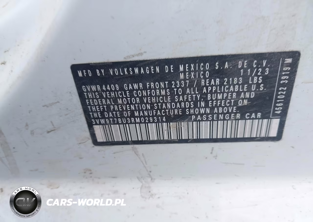 2024 Volkswagen Jetta Gli 40Th Anniversary Edition VIN:3VW9T7BU3RM029314 - 9