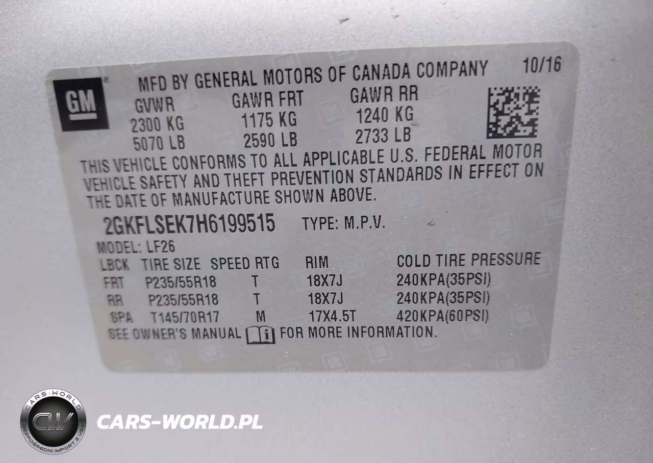 2017 GMC Terrain Sle-1 VIN:2GKFLSEK7H6199515 - 9
