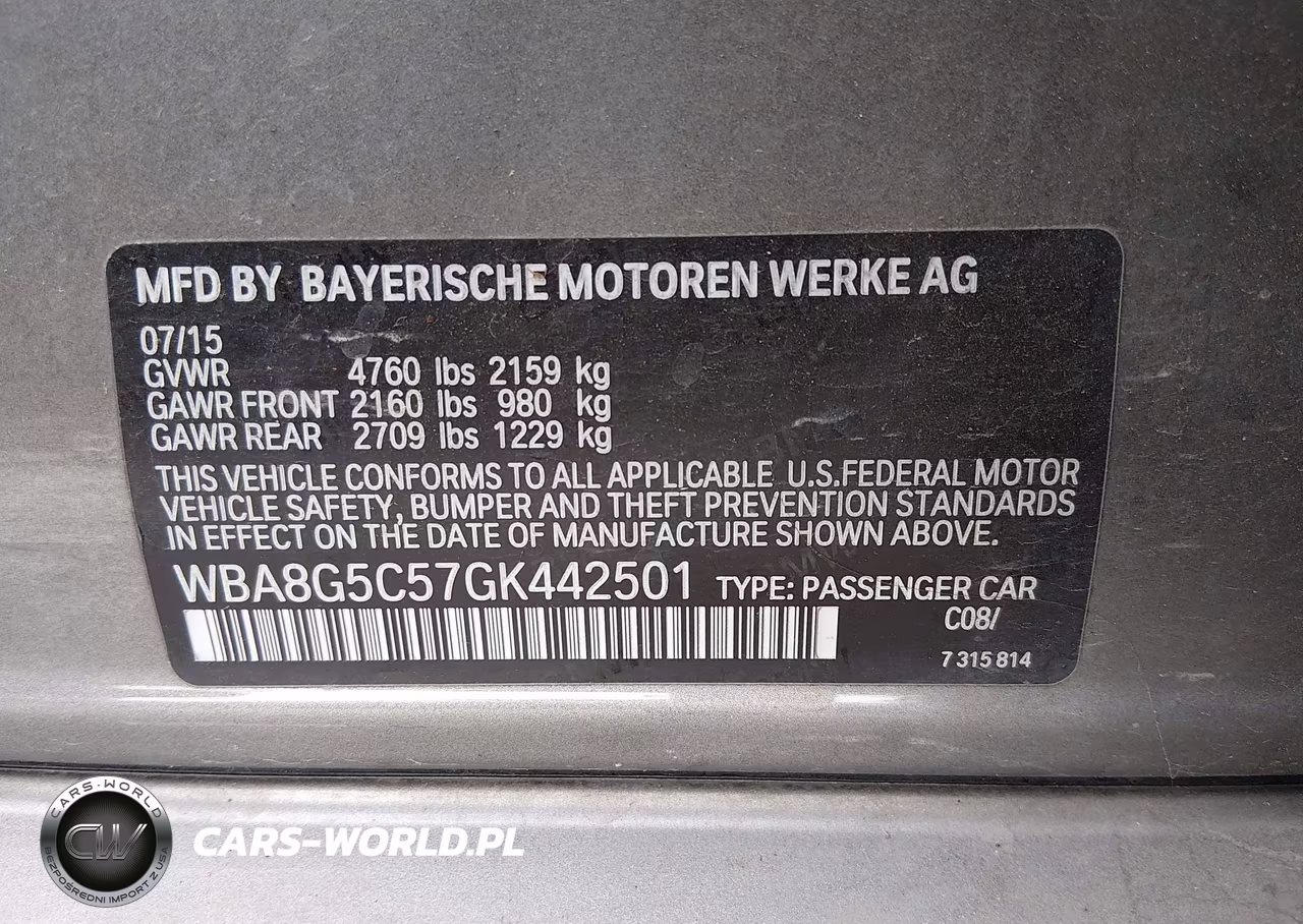 2016 BMW 328I xDrive VIN:WBA8G5C57GK442501 - 9