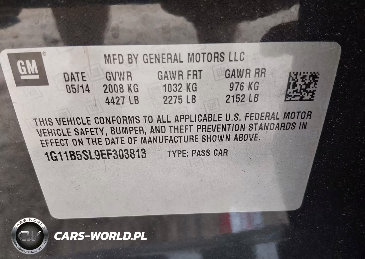 2014 Chevrolet Malibu 1Ls VIN:1G11B5SL9EF303813 - 9