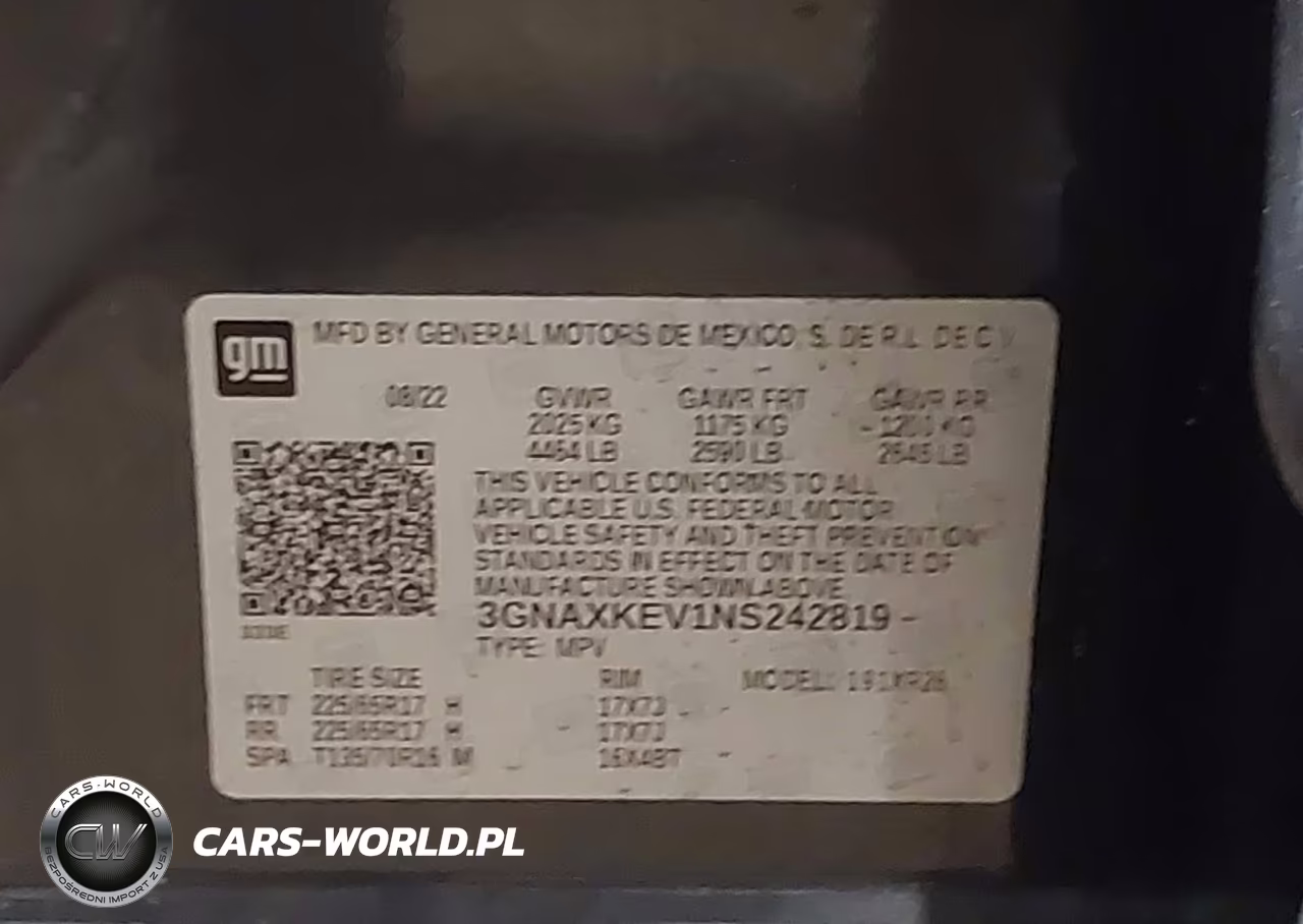 2022 Chevrolet Equinox Fwd Lt VIN:3GNAXKEV1NS242819 - 9