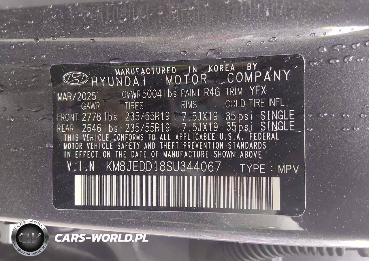 2025 Hyundai Tucson Hybrid Limited VIN:KM8JEDD18SU344067 - 9