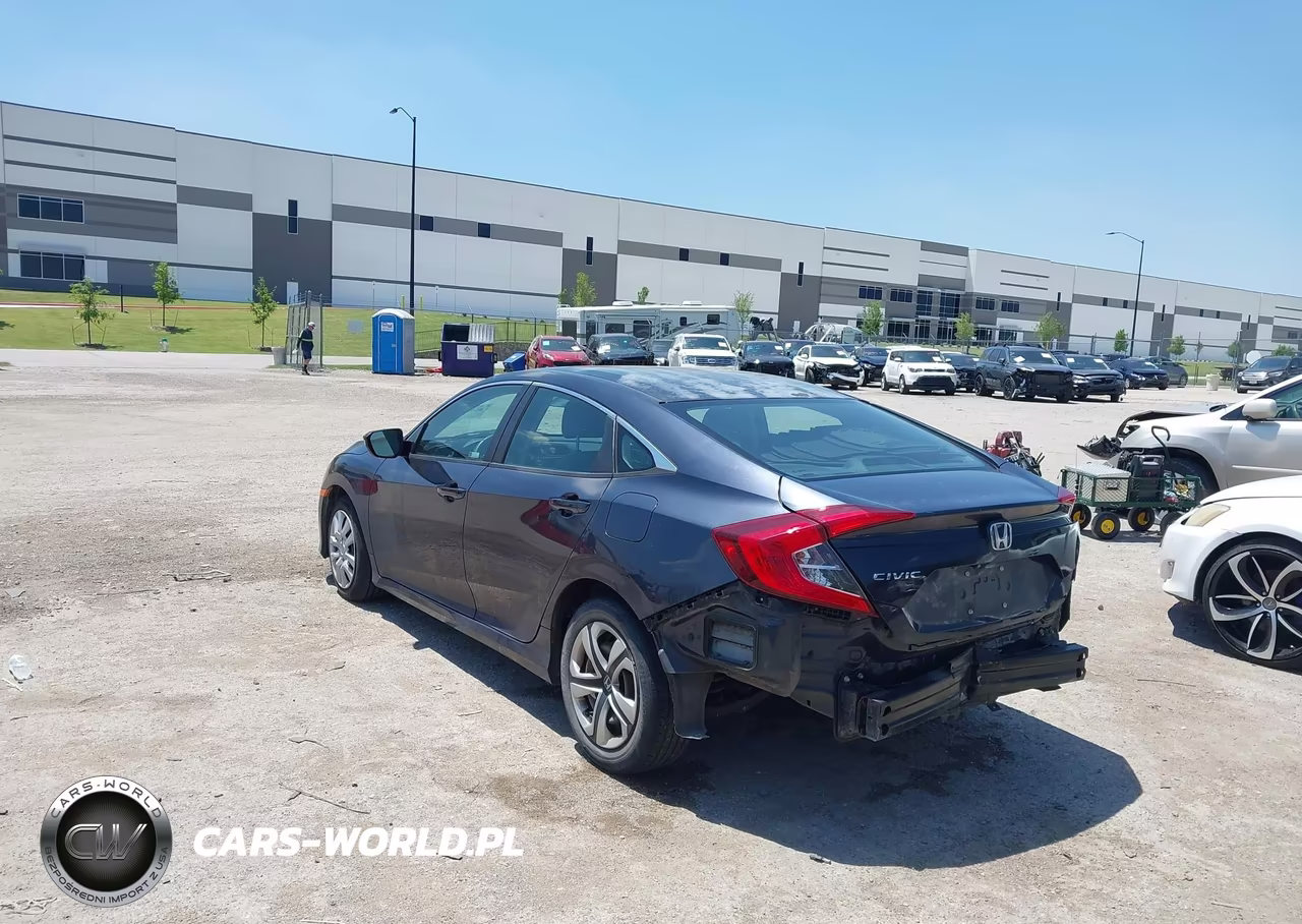 2018 Honda Civic Lx VIN:2HGFC2F55JH593174 - 3