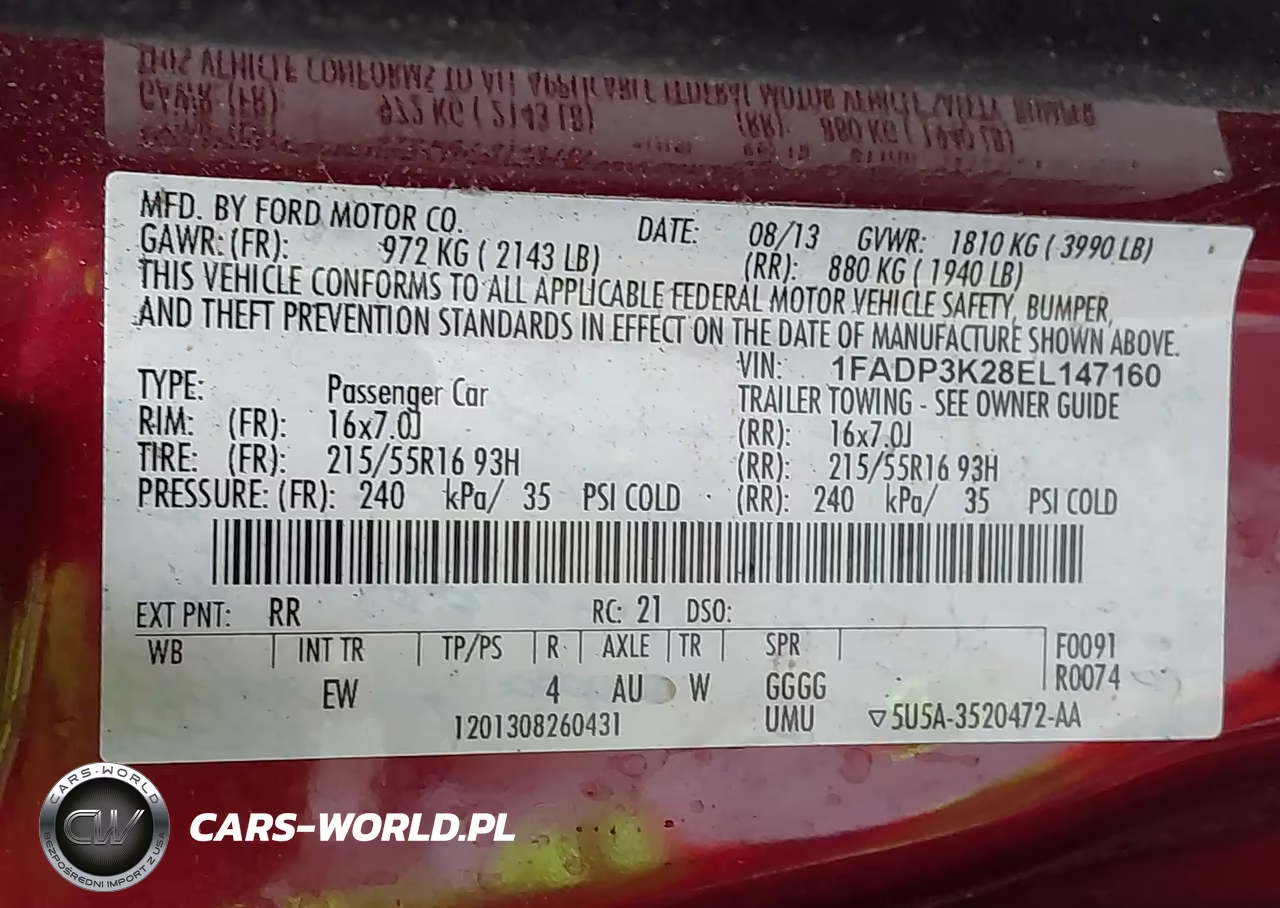 2014 Ford Focus Se VIN:1FADP3K28EL147160 - 9