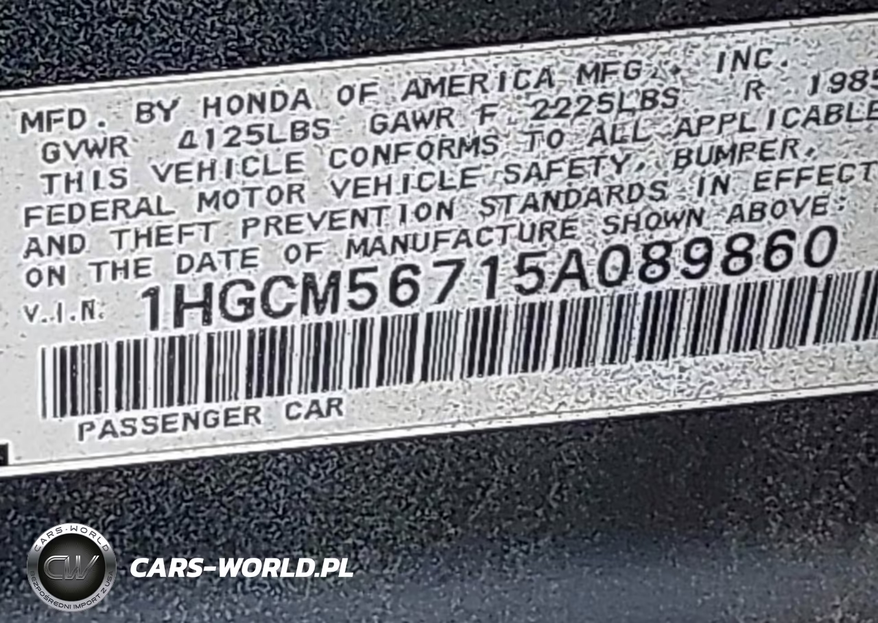 2005 Honda Accord 2.4 Ex VIN:1HGCM56715A089860 - 9