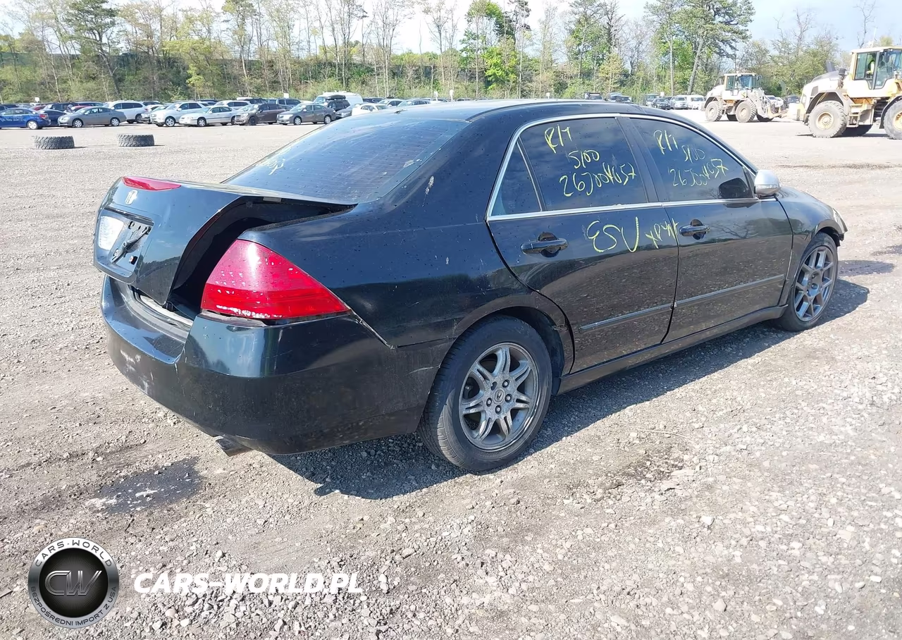 2007 Honda Accord 3.0 Ex VIN:1HGCM66897A091583 - 4