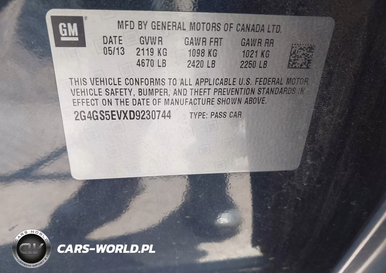 2013 Buick Regal Turbo - Premium 1 VIN:2G4GS5EVXD9230744 - 9