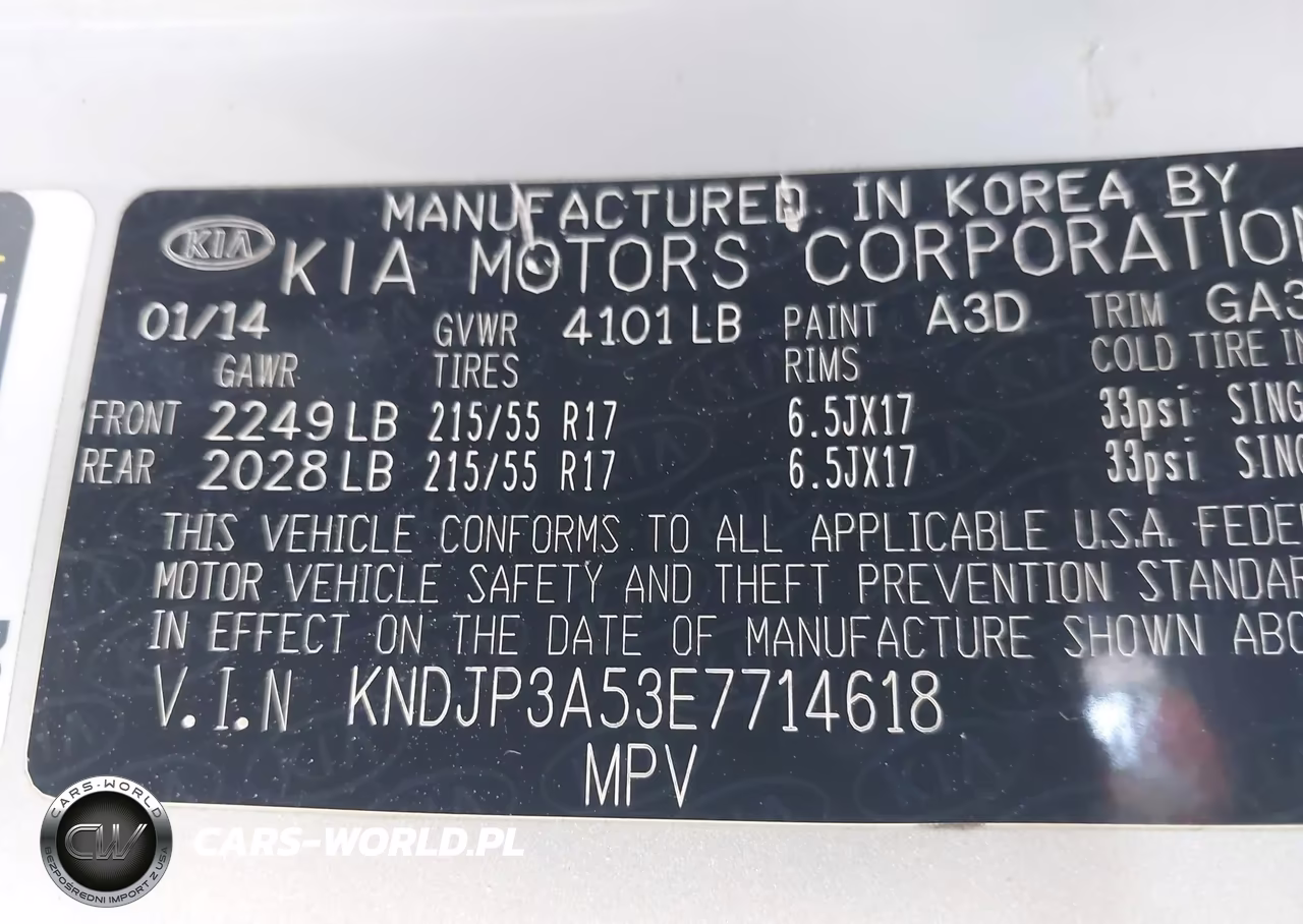 2014 Kia Soul + VIN:KNDJP3A53E7714618 - 9