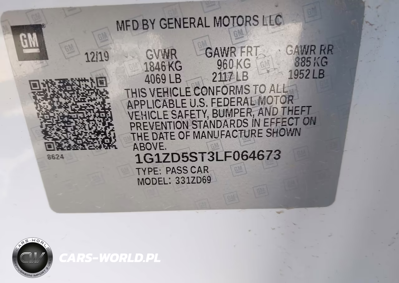 2020 Chevrolet Malibu Fwd Lt VIN:1G1ZD5ST3LF064673 - 9